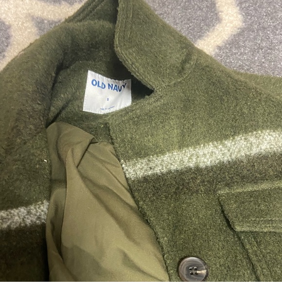 Old Navy Olive Wool coat - Picture 4 of 4